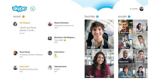 Microsoft lanciert Skype für Windows 8